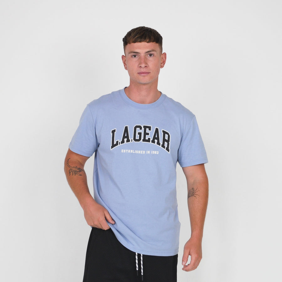 MENS FASHION SS TEE SLATE BLUE