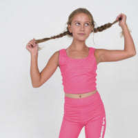 GIRLS LONGLINE SPORT TANK