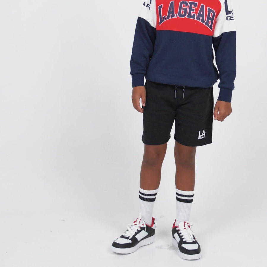 BOYS LA GEAR FLEECE SHORT BLACK