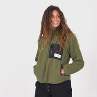 WOMENS TEDDY FLEECE JACKET