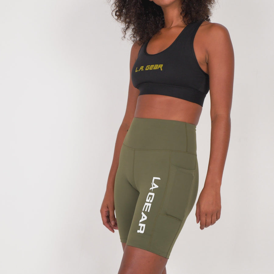 WOMENS CORE BIKE SHORT KHAKI