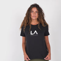 WOMENS CORE LOGO TEE BLACK