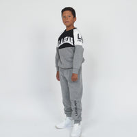 BOYS CORE FLEECE TRACKPANT GREY MARLE