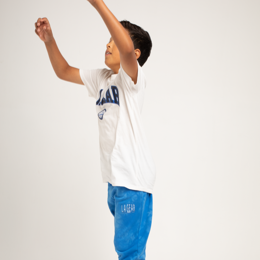 BOYS FASHION SCRIPT SS TEE WHITE