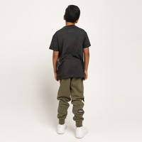 BOYS FASHION PANELLED TRACKPANT KHAKI/BLACK