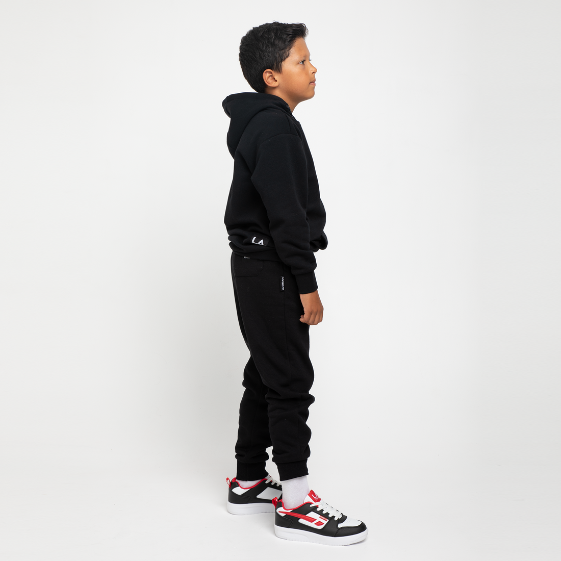 BOYS CORE FLEECE TRACK PANT BLACK