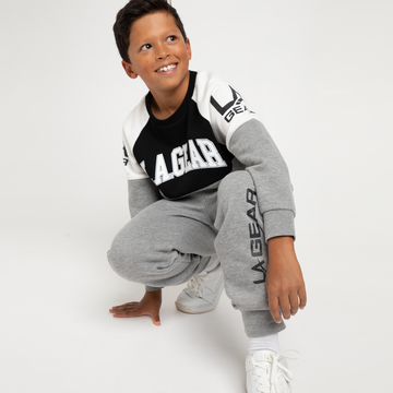 BOYS CORE FLEECE TRACKPANT GREY MARLE