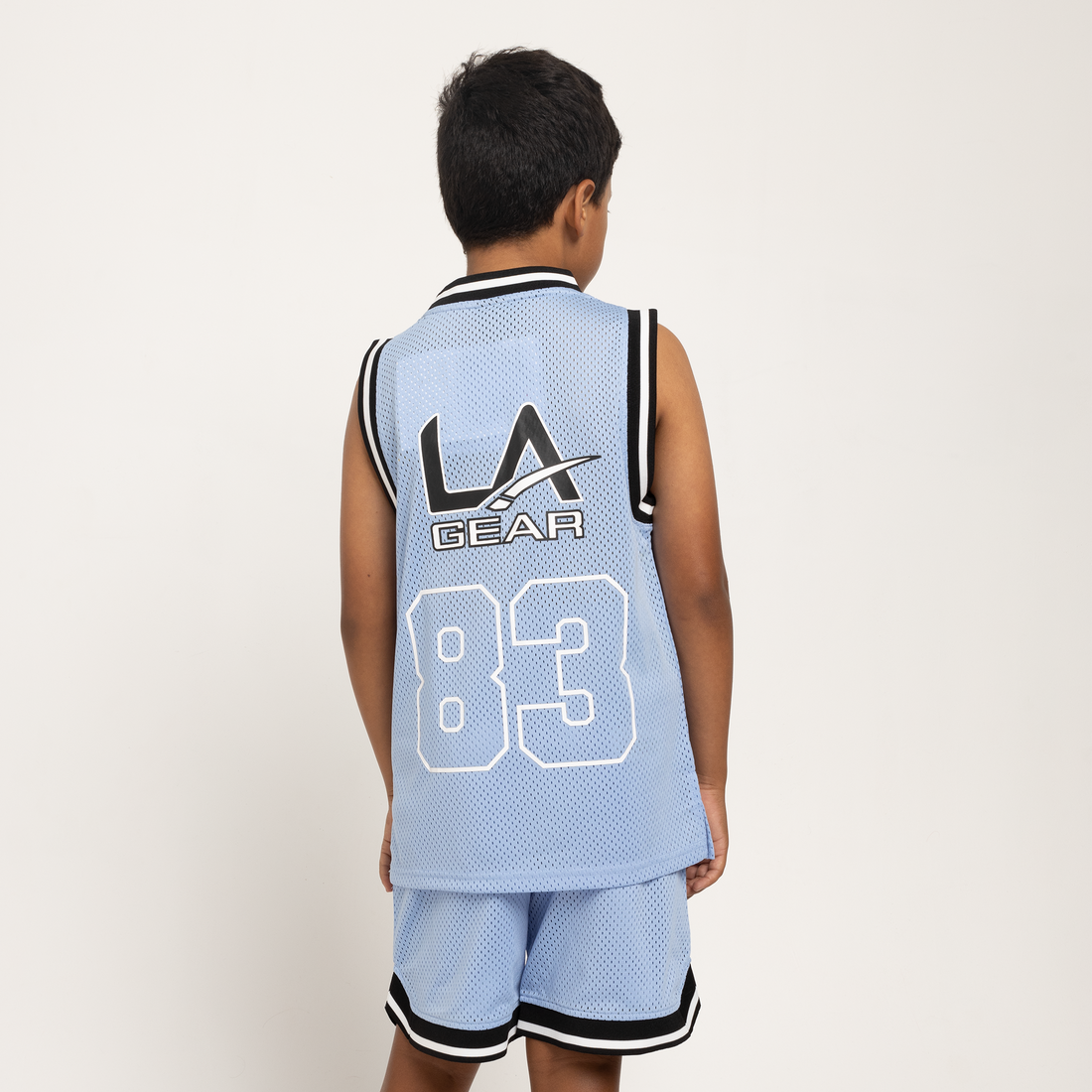 BOYS BASKETBALL SINGLET SLATE BLUE