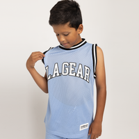 BOYS BASKETBALL SINGLET SLATE BLUE