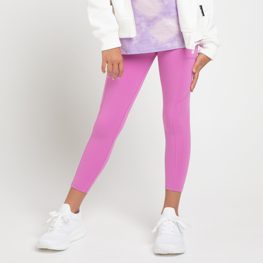 GIRLS CORE LEGGING PURPLE