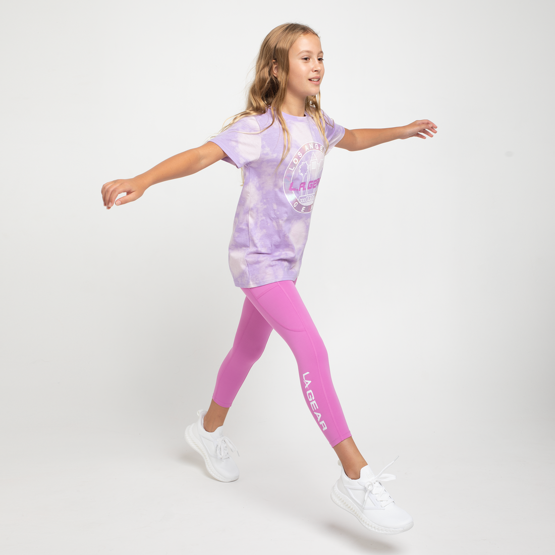 GIRLS CORE LEGGING PURPLE