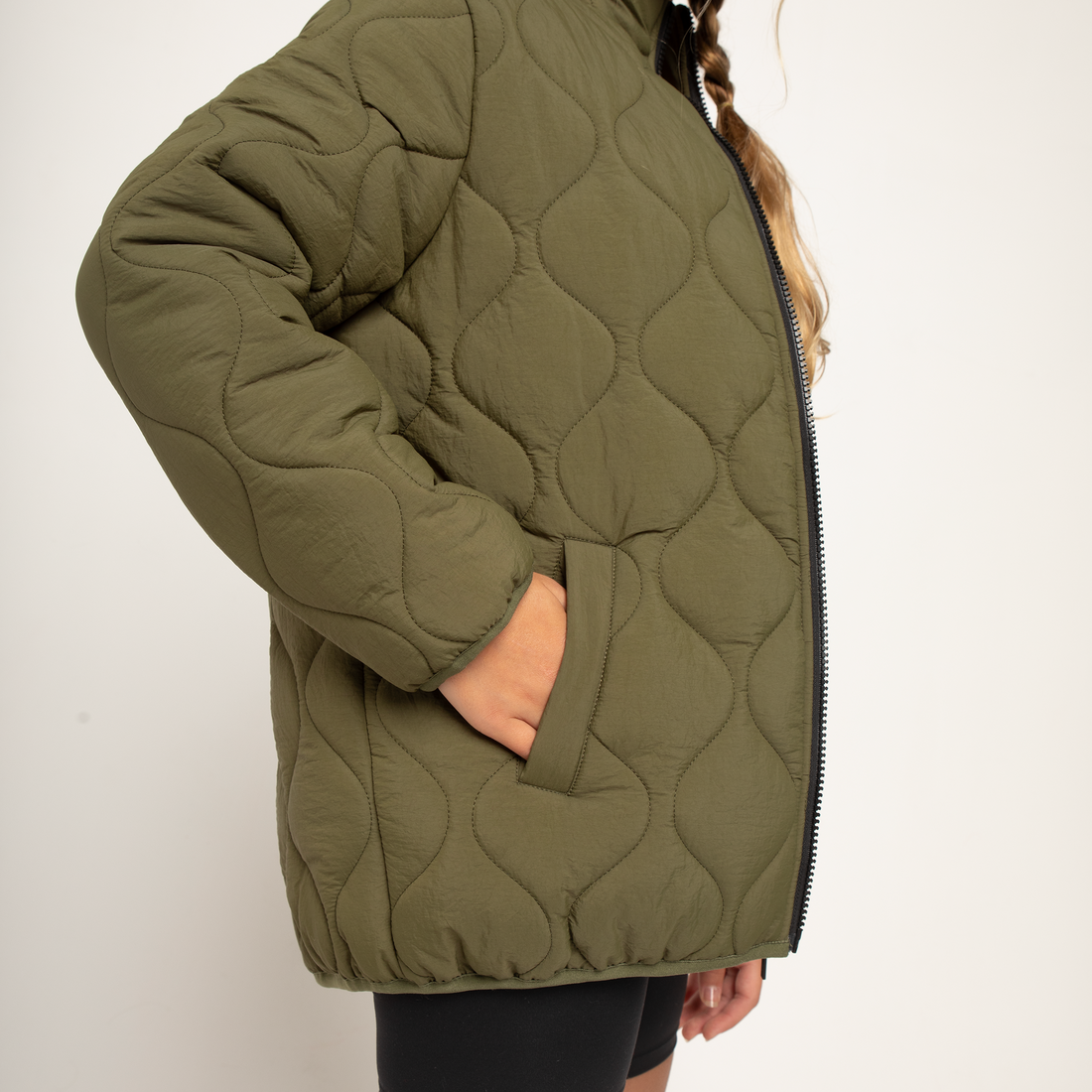 GIRLS QUILTED PUFFA JACKET