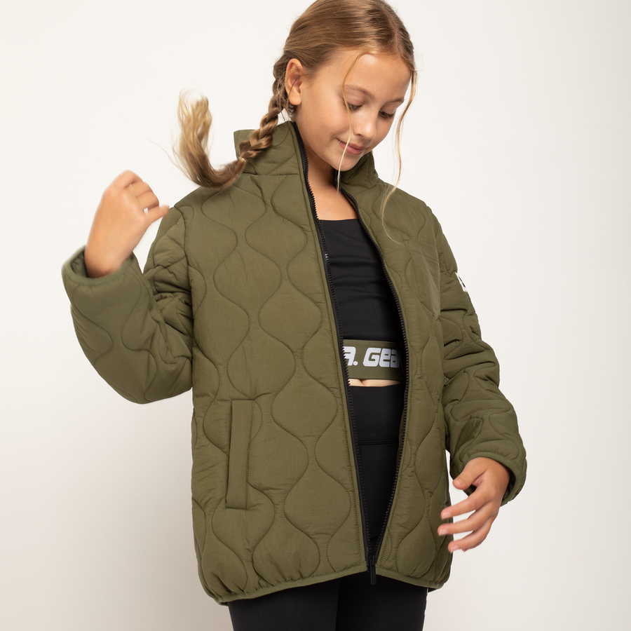 GIRLS QUILTED PUFFA JACKET