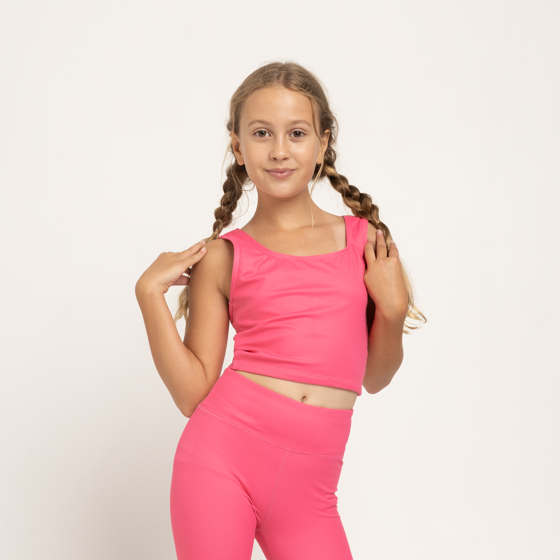 GIRLS LONGLINE SPORT TANK