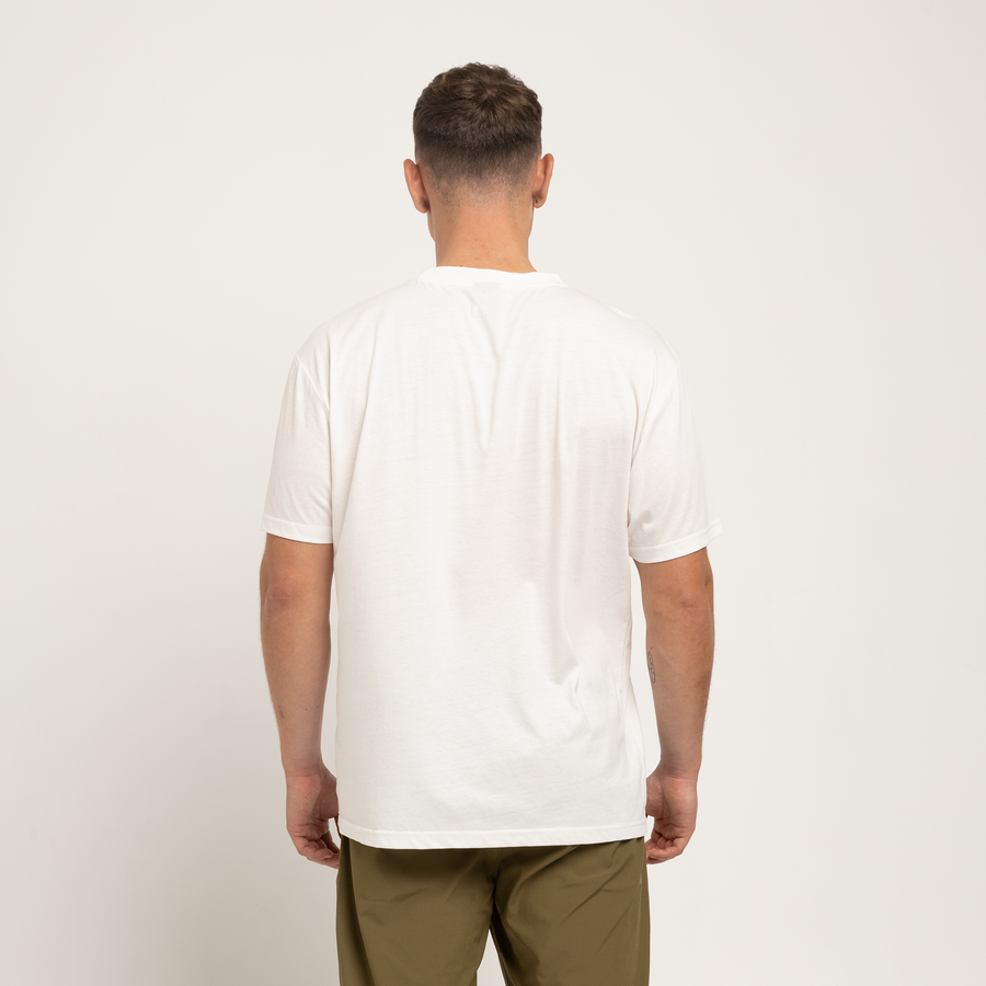 MENS CORE LOGO TEE WHITE