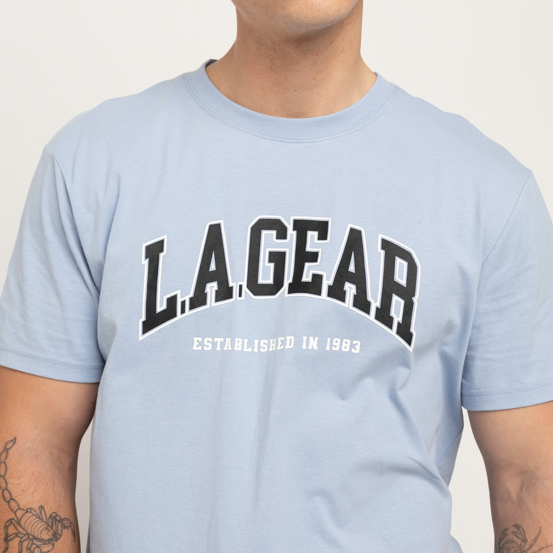 MENS FASHION SS TEE SLATE BLUE