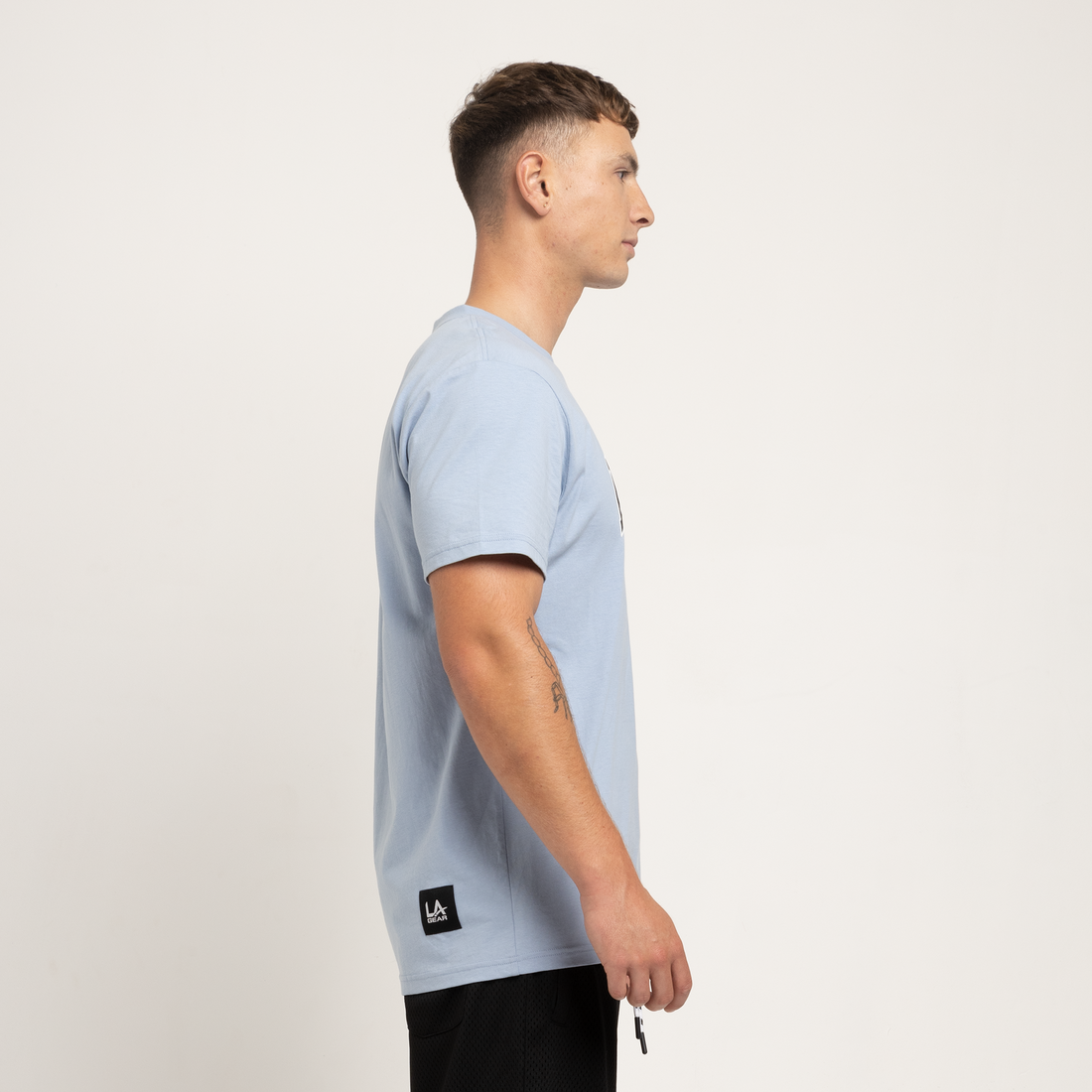 MENS FASHION SS TEE SLATE BLUE