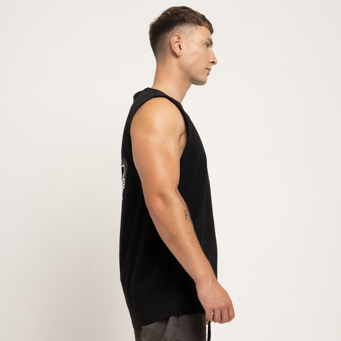 MENS FASHION TANK BLACK