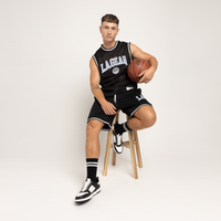 MENS BASKETBALL SINGLET BLACK