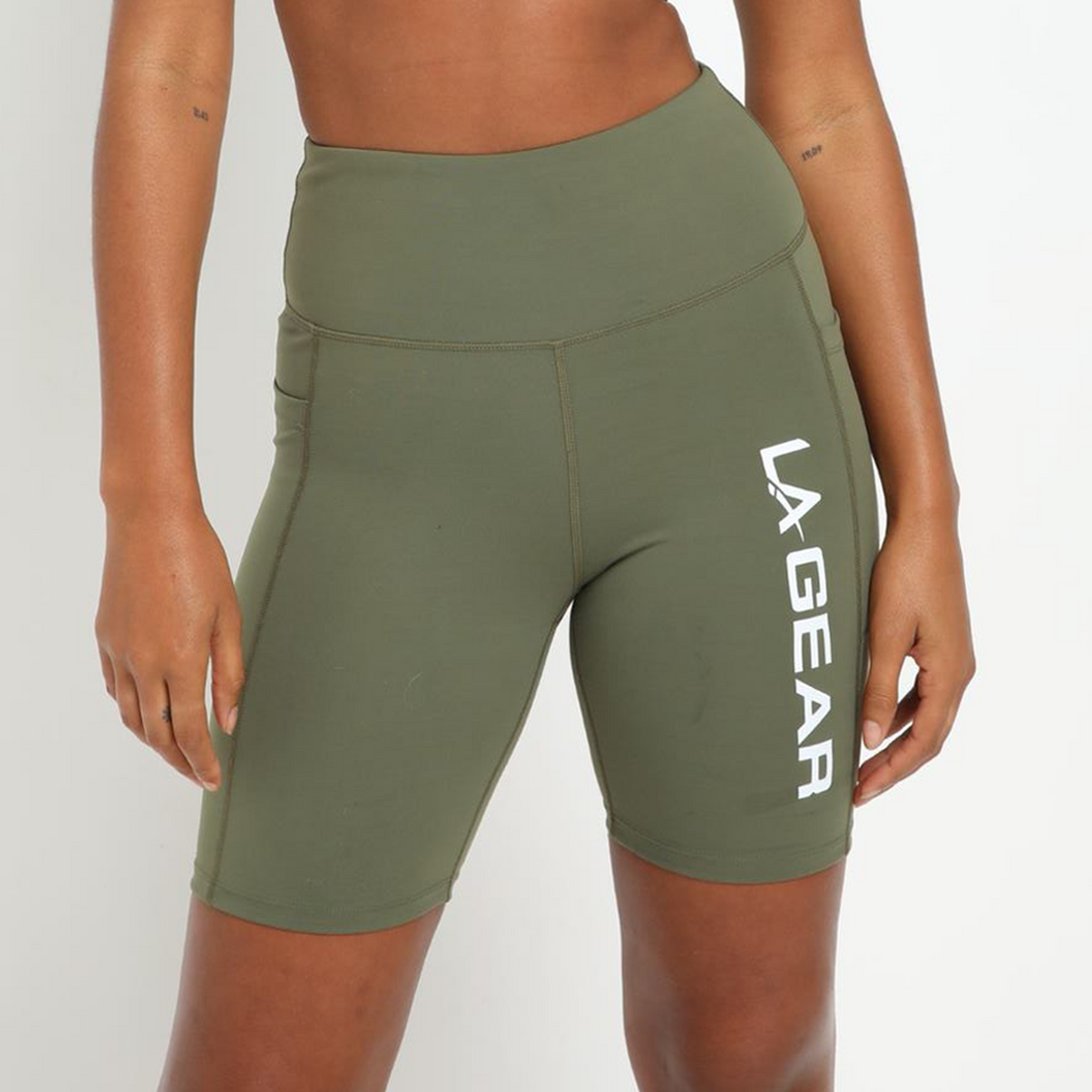 WOMENS CORE BIKE SHORT KHAKI