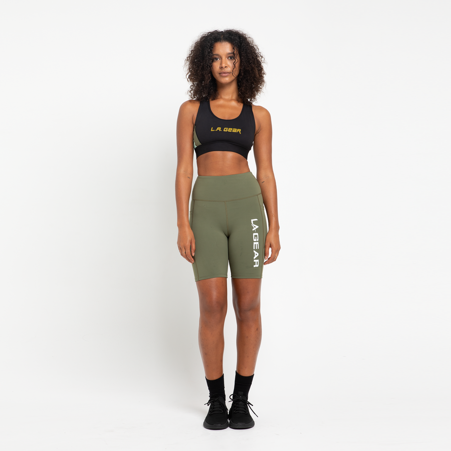 WOMENS CORE BIKE SHORT KHAKI