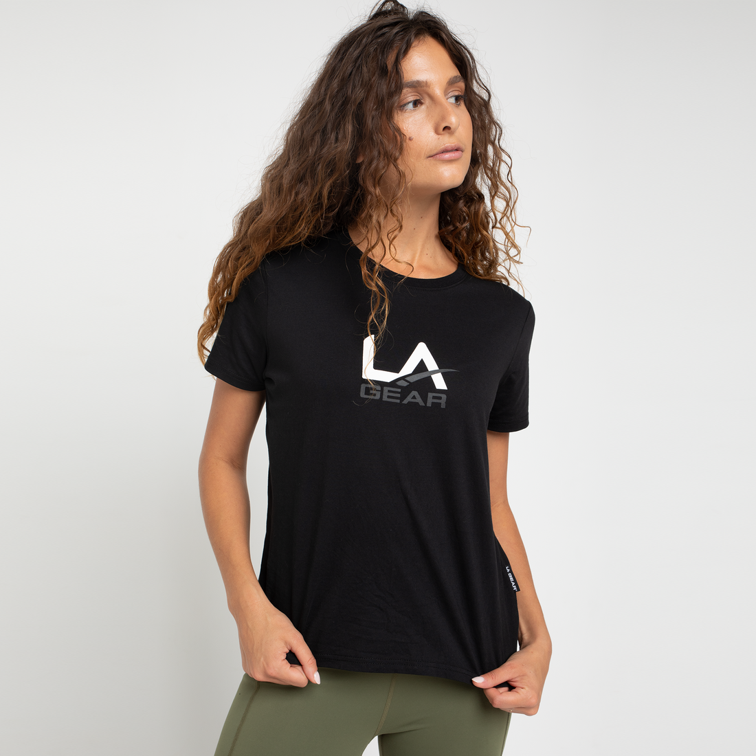 WOMENS CORE LOGO TEE BLACK