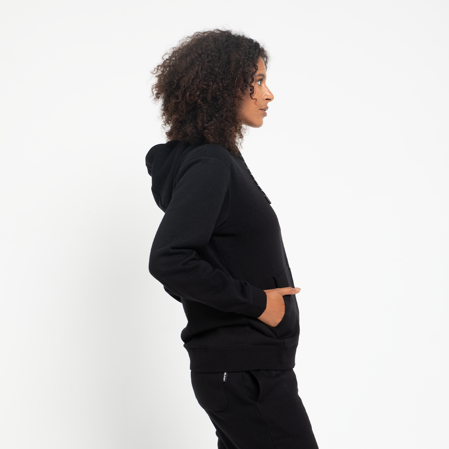 WOMENS ZIP THROUGH CORE HOODIE