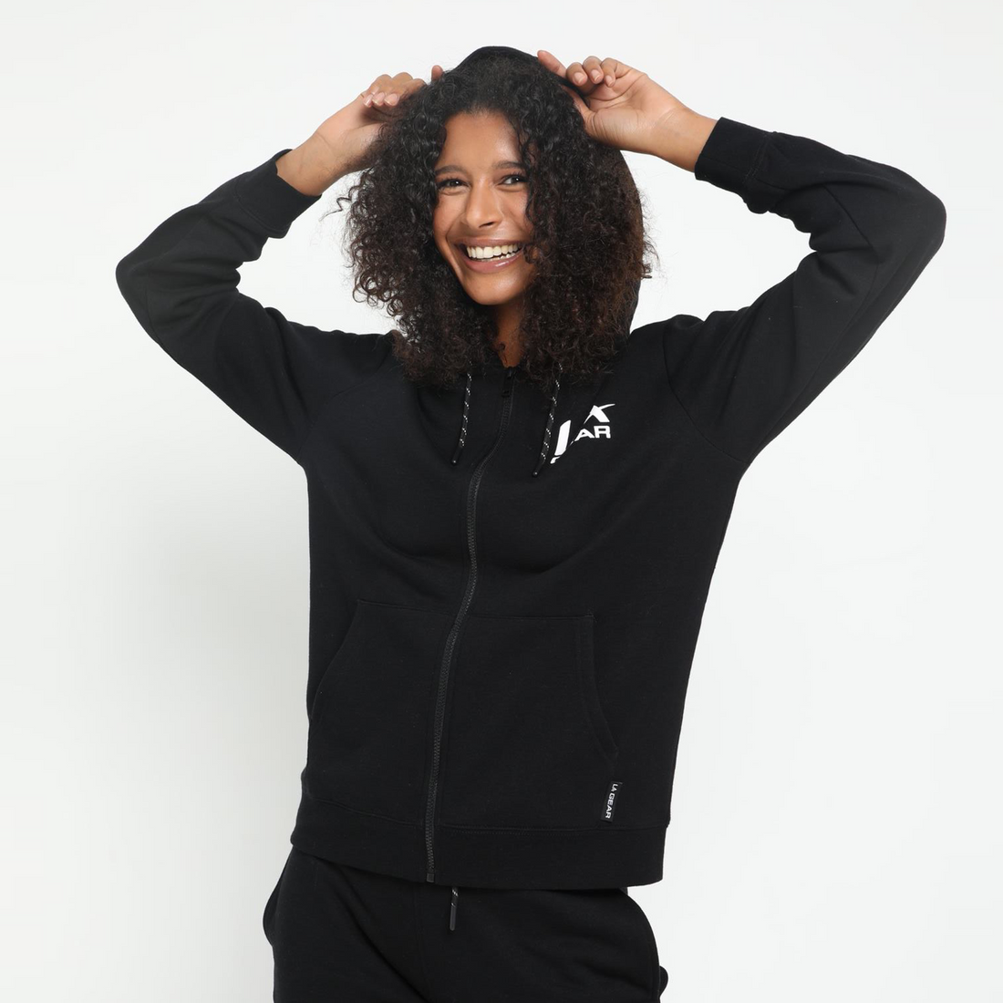 WOMENS ZIP THROUGH CORE HOODIE