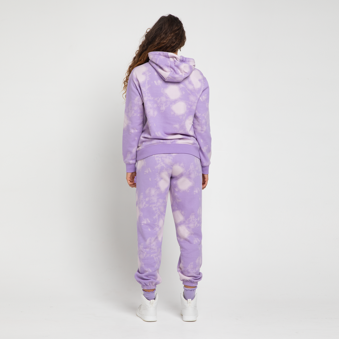 WOMENS MARBLE FLEECE HOODIE