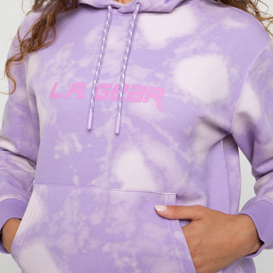 WOMENS MARBLE FLEECE HOODIE