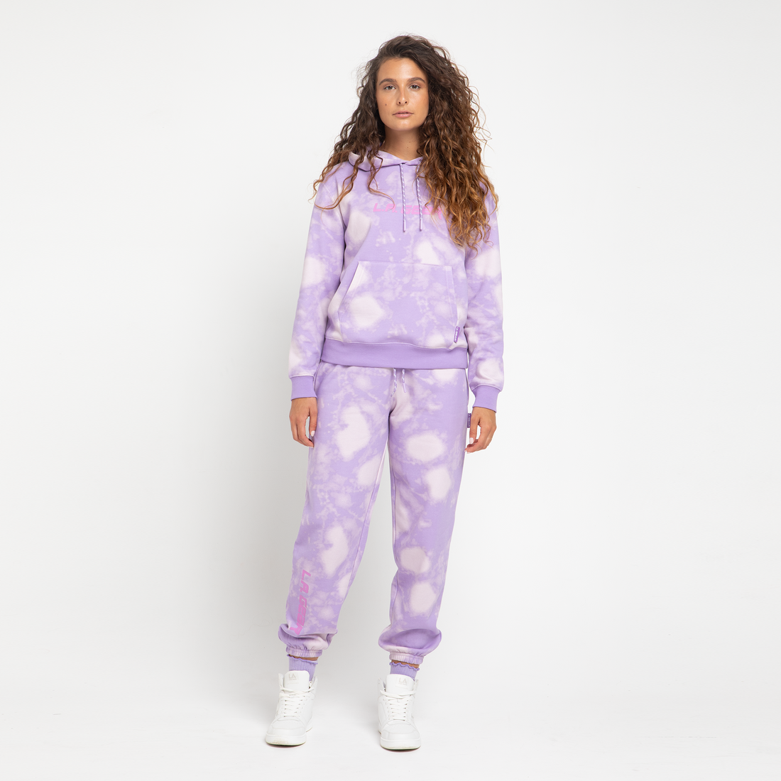 WOMENS MARBLE FLEECE HOODIE