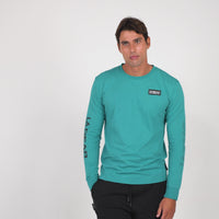 MENS FASHION LOGO LS TEE