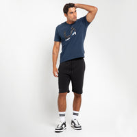 MENS LA GEAR FLEECE SHORT BLACK