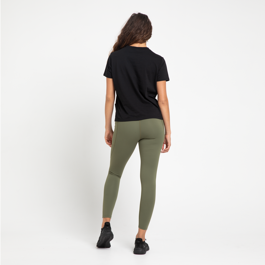 WOMENS CORE LEGGING KHAKI