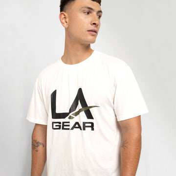 MENS CORE LOGO TEE WHITE