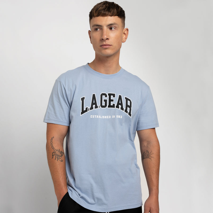 MENS FASHION SS TEE SLATE BLUE